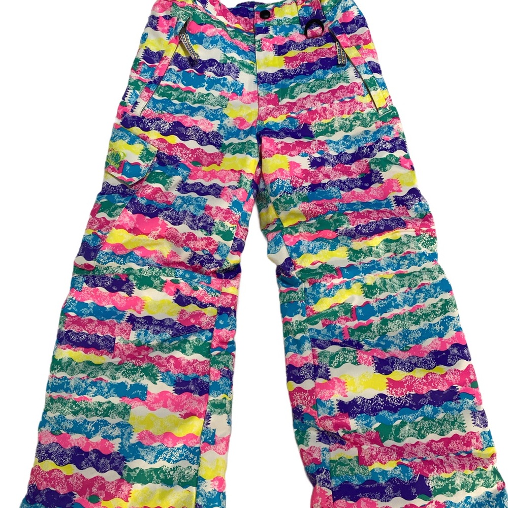 Snow Dragons Girls Sz 6‎ Colorful Snowpants
